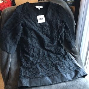 Jack by Bb Dakota black lace dress XS